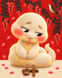 흰 뱀 존댓말뱀